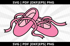 Ballet Shoes cricut Silhouette,kids Shirt Product Image 2