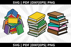 Books cricut Silhouette,kids Shirt Product Image 2