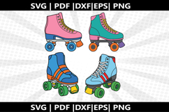 Roller skate cricut Silhouette,kids Shirt Product Image 1