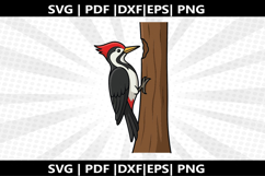 Woodpecker SVG Bundle | Cute Bird | Cricut | PNG DXF Product Image 2