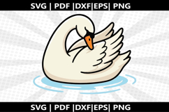 Swan cricut Silhouette,kids Shirt Product Image 2