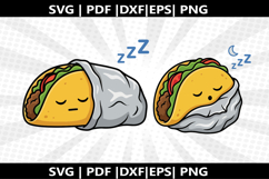 Sleepy Taco cricut Silhouette,kids Shirt ,Cut Product Image 2