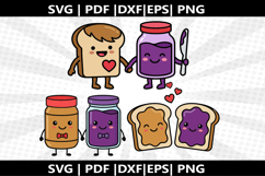 Peanut Butter &amp; Jell cricut Silhouette,kids Shirt Product Image 1