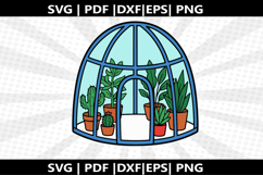 Greenhouse Frame cricut Silhouette,kids Shirt ,Cut Product Image 2