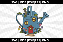 Watering Can Home cricut Silhouette,kids Shirt Product Image 1