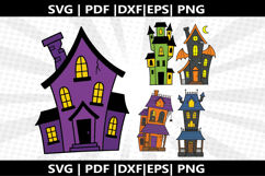 Hunted House cricut Silhouette,kids Shirt Product Image 2