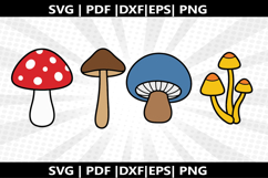 Mushroom cricut Silhouette,kids Shirt Product Image 1