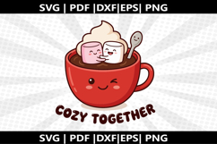 Marshmallow &amp; Hot Cocoa cricut Silhouette,kids Shirt Product Image 2