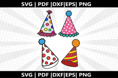 Party hat cricut Silhouette,kids Shirt Product Image 1