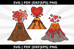 Volcano Erupt cricut Silhouette,kids Shirt Product Image 1