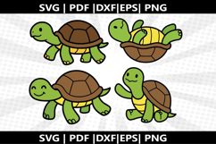 Turtle cricut Silhouette,kids Shirt Product Image 1