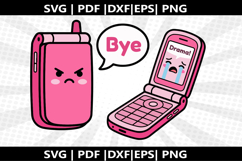 Flip Phone Drama cricut Silhouette,kids Shirt ,Cut Product Image 1