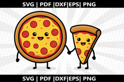 Pizza Slice &amp; Whole Pizza cricut Silhouette,kids Shirt Product Image 2