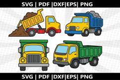 Dumper truck cricut Silhouette,kids Shirt Product Image 1