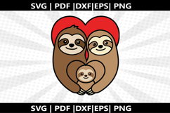 Sloth Couple cricut Silhouette,kids Shirt Product Image 2