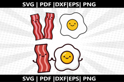 Bacon &amp; Egg cricut Silhouette,kids Shirt Product Image 1