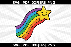 Shooting Star cricut Silhouette,kids Shirt Product Image 2