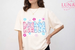 Mama Floral Checkered PNG, Retro Mama PNG, Mother's Day PNG Product Image 5