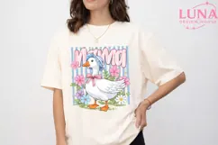 Mama Goose Floral PNG, Coquette Goose Sublimation, Mother Go Product Image 5