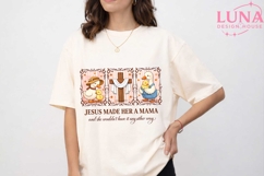 Jesus Made Her A Mama Duck PNG, Christian Mom Clipart PNG Product Image 5