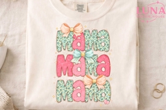 Mama Leopard Bow Coquette PNG, Trendy Mama Sublimation PNG Product Image 3