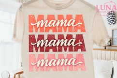 Mama Stacked Retro PNG, Mother's Day Sublimation, Mom Life P Product Image 2