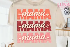 Mama Stacked Retro PNG, Mother's Day Sublimation, Mom Life P Product Image 2