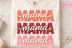 Mama Stacked Retro PNG, Mother's Day Sublimation, Mom Life P Product Image 4
