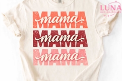 Mama Stacked Retro PNG, Mother's Day Sublimation, Mom Life P Product Image 5