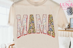 Mama Floral Leopard PNG, Mama Sublimation, Mother's Day PNG Product Image 2