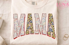 Mama Floral Leopard PNG, Mama Sublimation, Mother's Day PNG Product Image 4