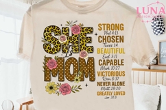 She Is Mom Bible Verse PNG, Christian Mom Sublimation Design Product Image 2