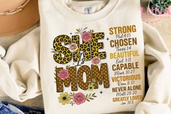 She Is Mom Bible Verse PNG, Christian Mom Sublimation Design Product Image 3