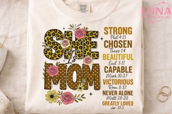 She Is Mom Bible Verse PNG, Christian Mom Sublimation Design Product Image 4
