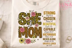 She Is Mom Bible Verse PNG, Christian Mom Sublimation Design Product Image 4
