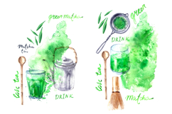 Matcha tea poster set Product Image 7