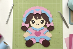 Rag Doll Tea Party 3D SVG Product Image 4