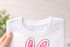 Cute Easter Bunny With Carrot PNG Sublimation Clipart Product Image 3