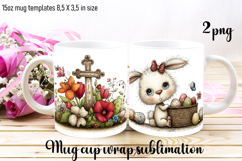 Funny easter animal Sublimation | mug Print Product Image 1