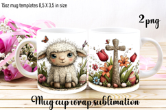 Funny easter animal Sublimation | mug Print Product Image 1