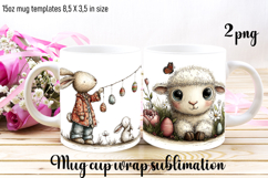 Funny easter animal Sublimation | mug Print Product Image 1