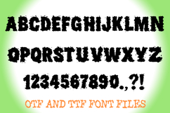 Muddy Splatter Alphabet Lettering ABC Text Font OTF Product Image 2