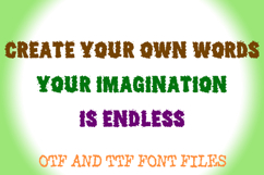 Muddy Splatter Alphabet Lettering ABC Text Font OTF Product Image 3