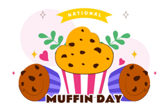10 National Muffin Day Illustration Product Image 4