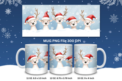 Christmas Mug Snowflakes Winter Mug Snowman Sublimation_10 Product Image 1