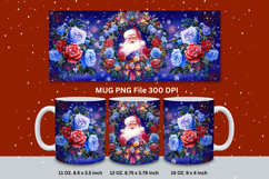 Christmas Mug Snowflakes Winter Mug Snowman Sublimation_101 Product Image 1
