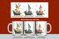 Christmas Mug Snowflakes Winter Mug Snowman Sublimation_11 Product Image 1