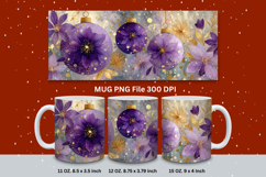 Christmas Mug Snowflakes Winter Mug Snowman Sublimation_112 Product Image 1