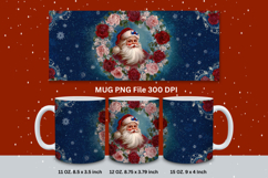Christmas Mug Snowflakes Winter Mug Snowman Sublimation_115 Product Image 1