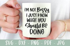 I'm Not Bossy - Funny SVG Quote Product Image 1